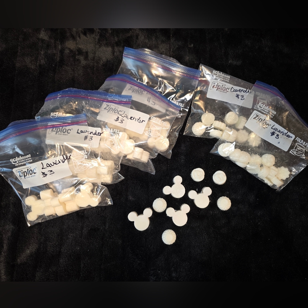 White Mickey Mouse Shaped Wax Melts